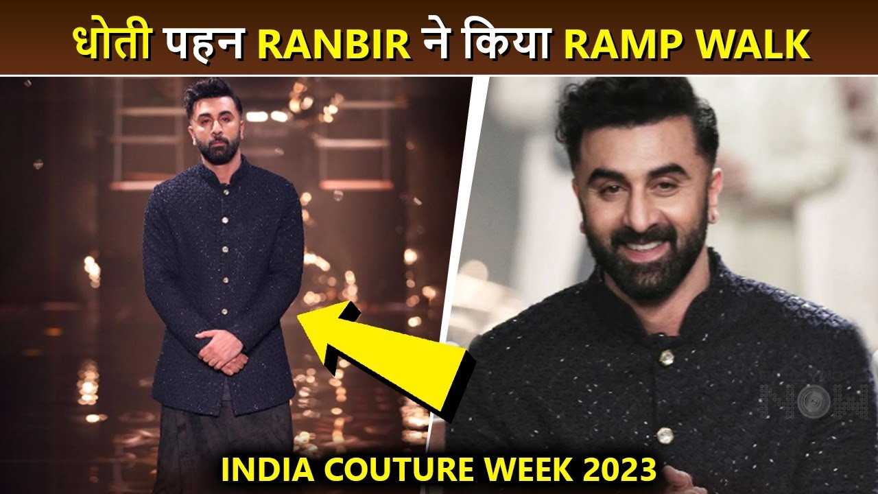 India Couture Week 2023: Ranbir Kapoor channels Punjabi munda