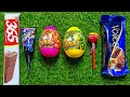 ASMR CANDY UNBOXING KINDER JOY EGGS 🍭 AND COLORFUL LOLLIPOPS VIDEOS