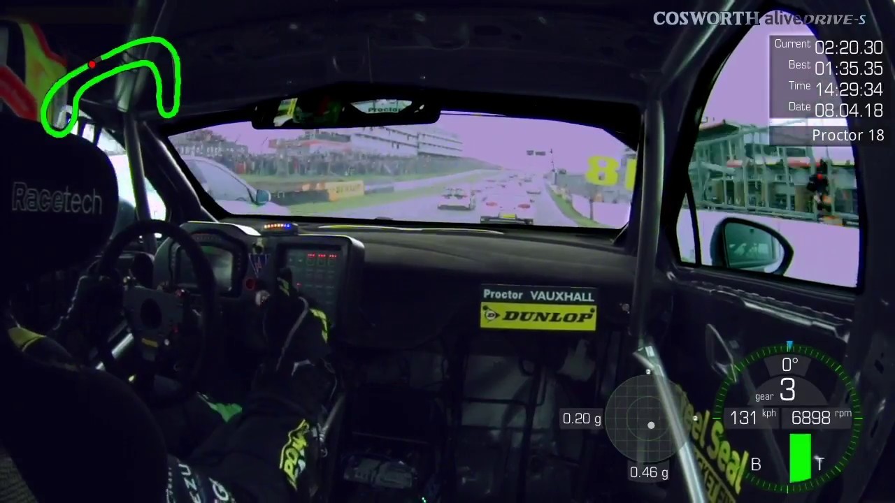 Proctor and Moffat's Charge On Dry Dunlop Tyres | Brands Hatch Indy BTCC 2018