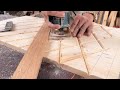Amazing woodworking techniques craft skills  unique ideas for beautiful and simple tables