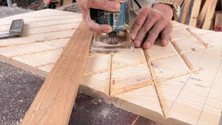 Amazing Woodworking Techniques Craft Skills // Unique Ideas For Beautiful And Simple Tables