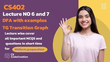 CS402 Theory of Automata | Lecture 5,6: Even/Even Language, DFA & Transition Graph