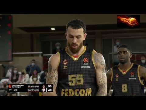 Mike James (Mónaco) vs Olympiacos - 23.02.2022