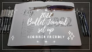 2022 BULLET JOURNAL SETUP ||  Easy Beginner friendly bujo spreads 
