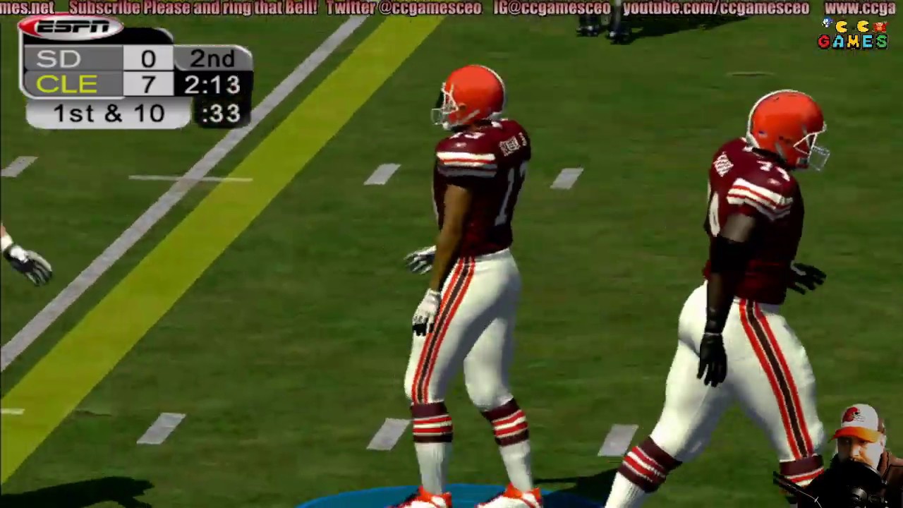 NFL 2K5 Updated rosters week 15 Browns New Uniforms! - YouTube