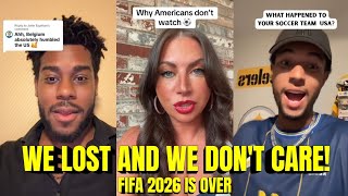 USA LOSES 1-4 TO BELGIUM.........WE DON'T CARE!