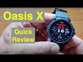 MASX Oasis X Premium GPS 5ATM Waterproof BT Call Smartwatch with Alexa: Quick Overview