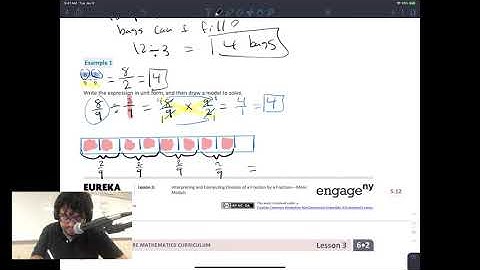 Module 2 Lesson 3 - 6th Grade Eureka Math / Engage NY