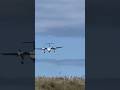 A scary crosswind landing at Lord Howe Island #shorts #foryou #crosswindlanding #plane #dash8 #Q200