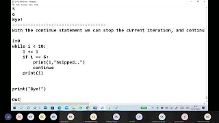 (B13) Python Part8 While Loop - Break,Continue , Pass and else
