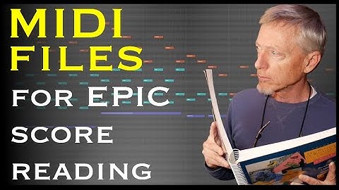 MIDI files for Score Reading - importing SMF