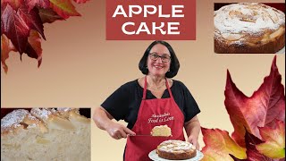Simple delicious Apple Sponge Cake - Torta di mele - Apple cake recipe with fresh apples.