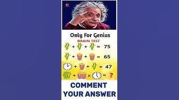 You’re a Genius If You Can Solve This in 10 Seconds ⏳