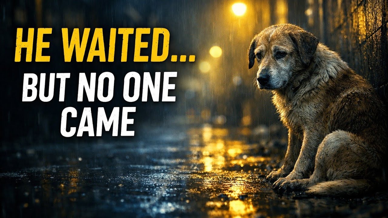 Lonely Stray Dog's Heartbreaking Journey Through Rain and Sunrise 🌧️🐾