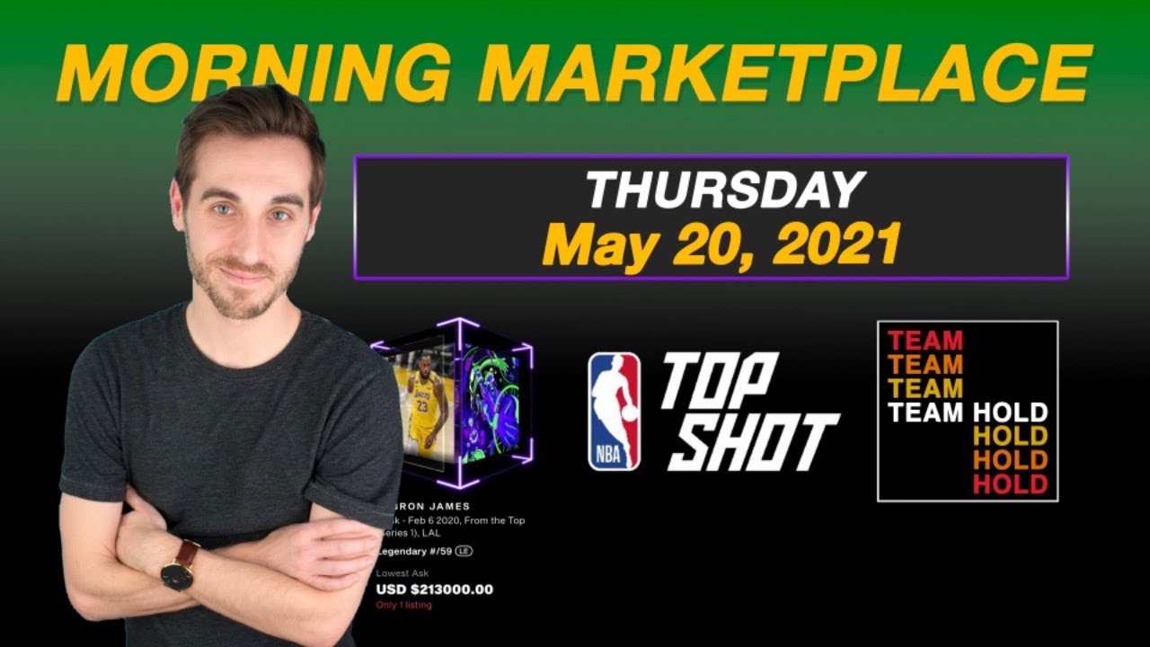 NBA Top Shot Morning Marketplace May 20, 2021 LeBron is a pirate now