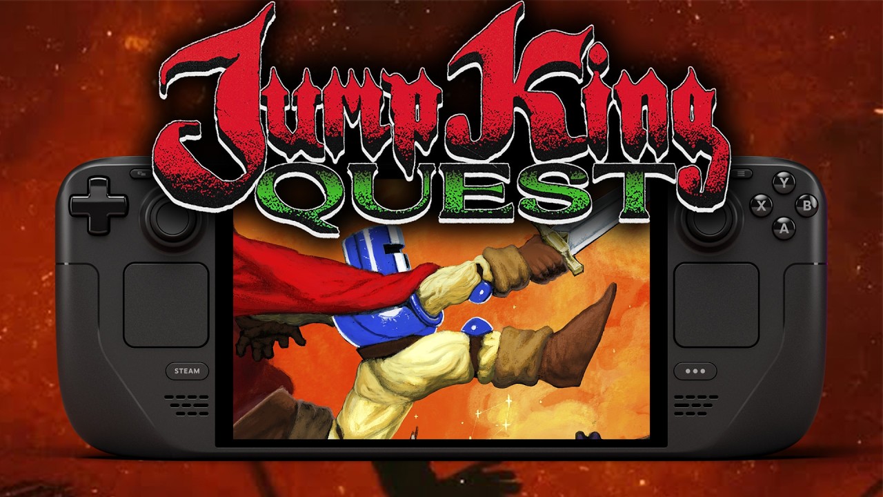 JUMP KING QUEST on Steam Deck — First Look Performance Test - YouTube