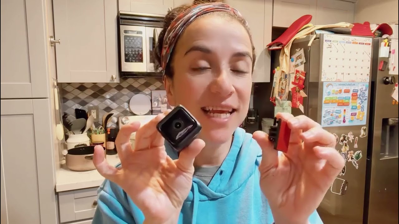 Tiny cam, big peace of mind 👀✨ Crystal-clear 2K video, night vision, motion alerts, and long