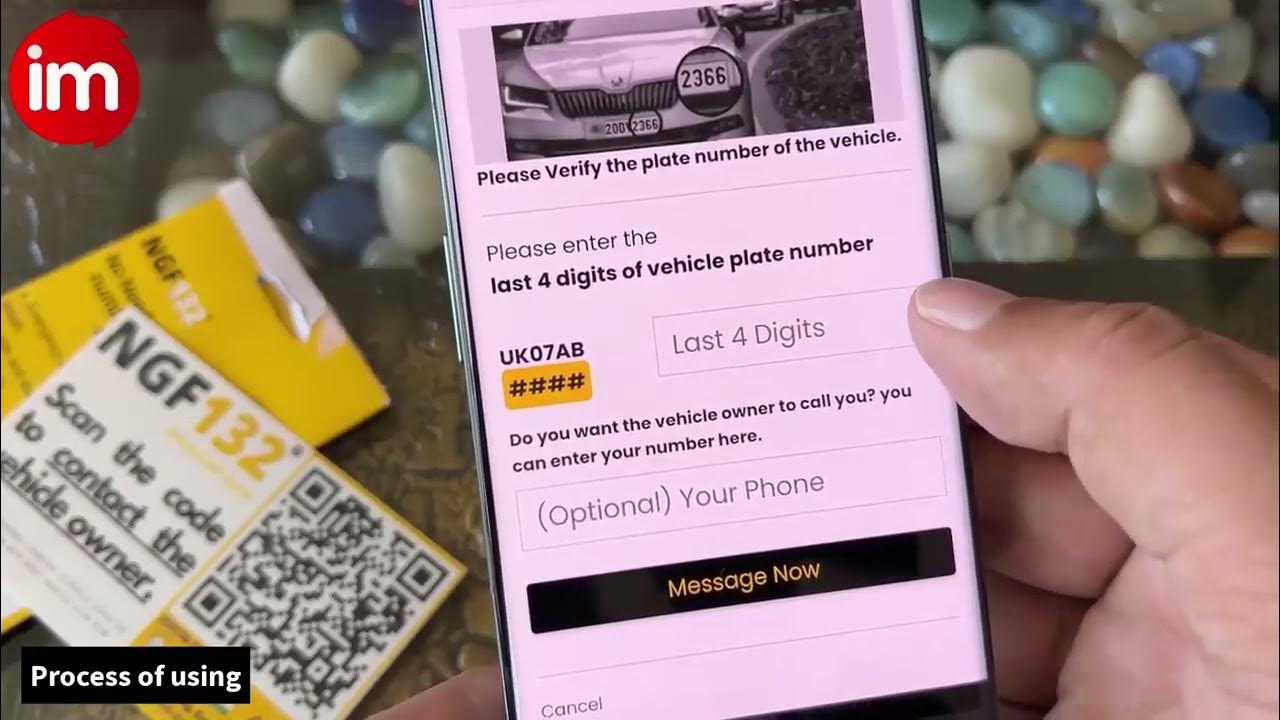 How to contact a vehicle owner using NGF132 Parking Tag? YouTube