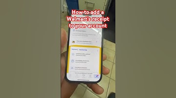 How to add a Walmart receipt to your Walmart app account