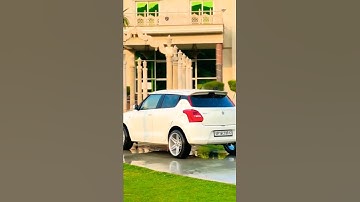 SWIFT WHITE 🤍 MODIFIED #shorts #swift #swiftlover #modified #whitelover#marutisuzuki #sportscar #new