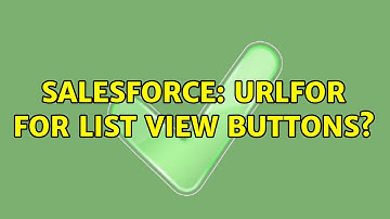 Salesforce: URLFOR for list view buttons?