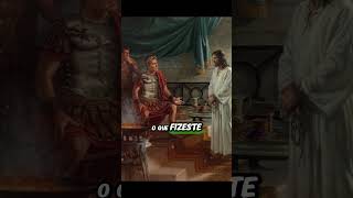 tu és o rei dos judeus? jesus e Poncio Pilatos. meu reino não é desse mundo.#Deus #biblia #jesus #fé