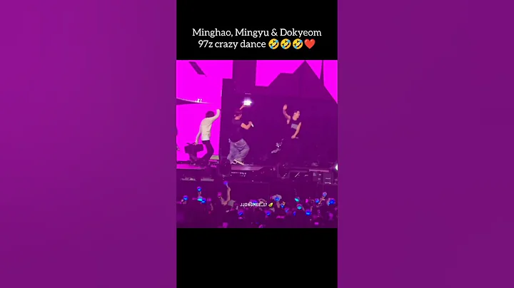 97z Crazy Aju Nice Dance 🤣❤ #the8 #minghao #mingyu #dk #dokyeom #seventeen #kpop #carat #fyp #shorts