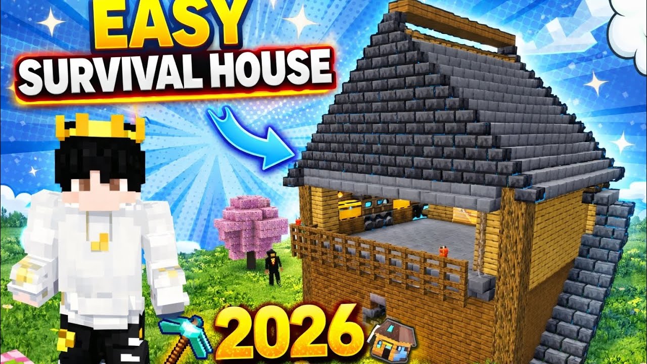 🏗️ How to Build an Amazing House in Minecraft 2026 (Full Guide) - YouTube