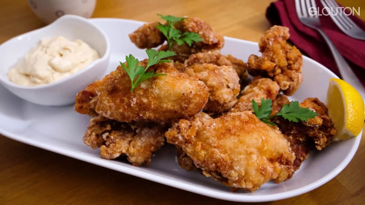 Poulet Frit A La Japonaise Karaage Recette Glouton Ca Recette Poulet Frit Poulet Frit Recette Poulet