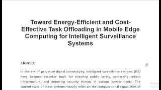 Toward Energy Efficient and Cost Effective Task Offloading in Mobile Edge Computing for Intelligent