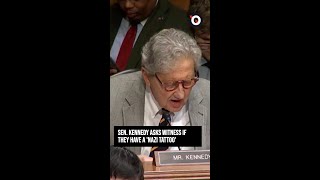 Sen. Kennedy Asks Witness if They Have A 'Nazi Tattoo'