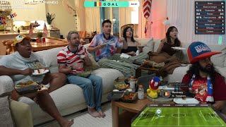 [6 July 2026] 🔴🔵⚪️ USA VS BELGIUM WATCH PARTY 🔴 W/ EsfandTV Cyr Russel JuliaKins & MiaMakesMusic 🔴
