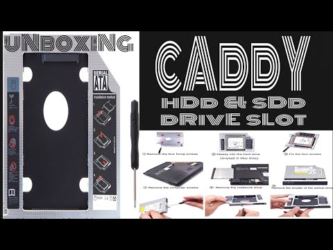 Caddy  (Optical Bay 2nd Hard Drive through Caddy, CD/DVD Drive Slot for Caddy) #caddy