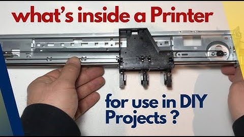 Old Printer Parts for DIY Projects I Salvaging Useful Components for Electronics and Crafts