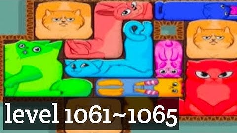 Puzzle Cats - level 1061~1065 Solve 