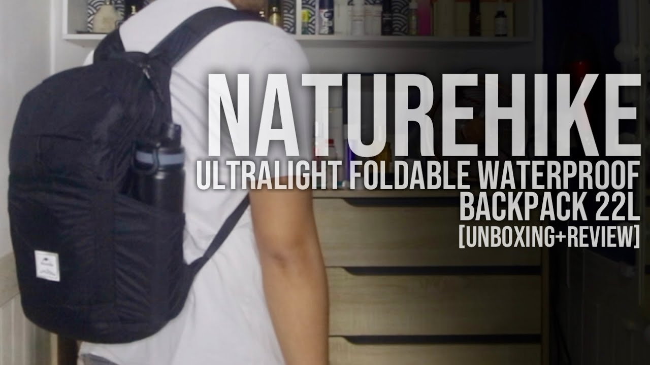 Сверхлегкий складной водонепроницаемый рюкзак Naturehike 22 л [РАСПАКОВКА + ОБЗОР ТОВАРА]
