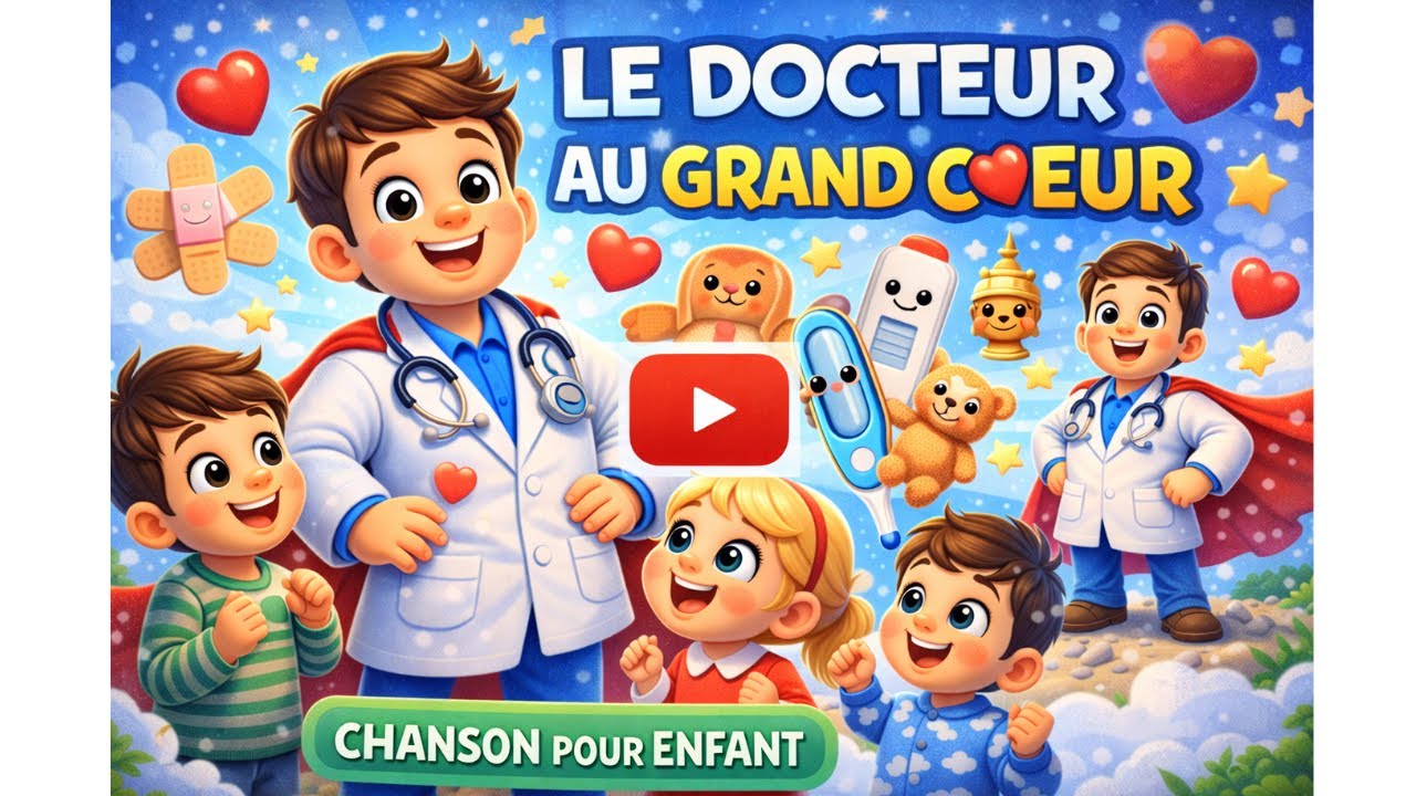 Chanson Enfant : Le Docteur 🩺 | Apprendre les Métiers en Chantant
