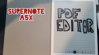 Supernote A5X - Write on PDF - One of my Fav Features screenshot 3