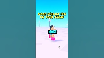 How to Make Roblox UGC On Your Phone #roblox #robloxclothing #robloxugc #robloxitems #robloxoutfits