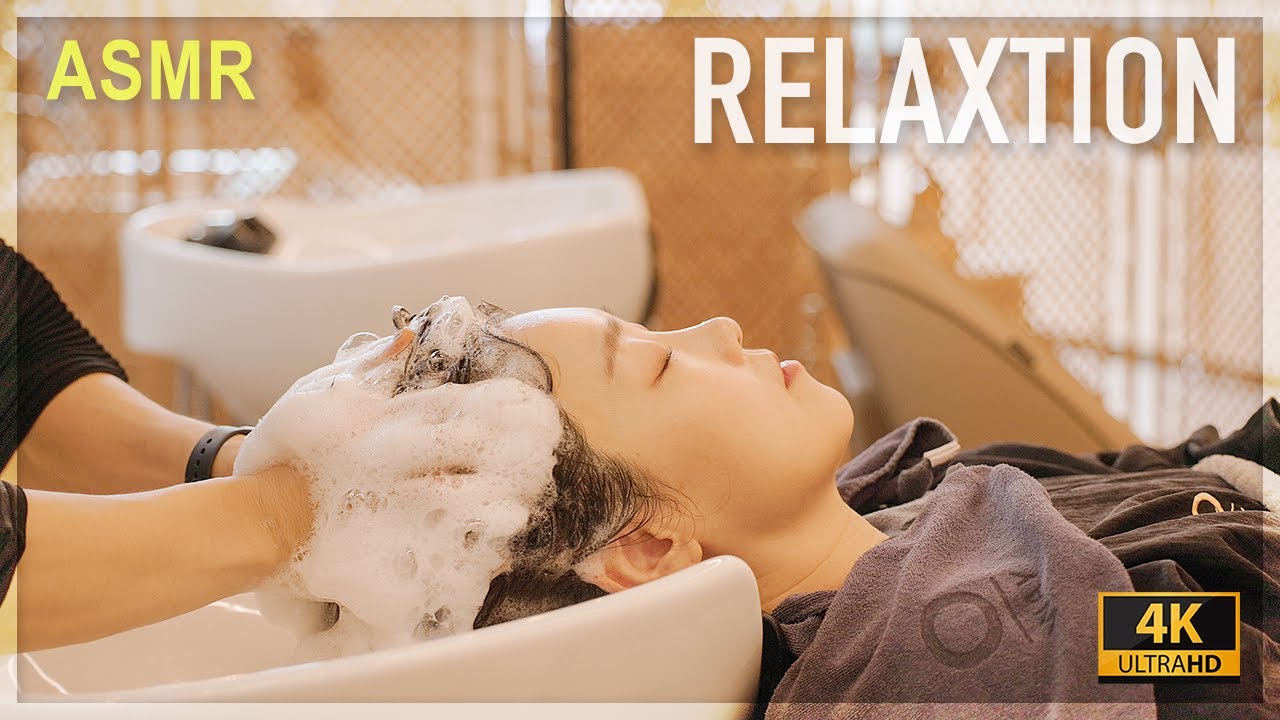 АСМР 😪 Мытье волос, массаж головы и кожи головы вызовут сонливость.🎁события по подписке