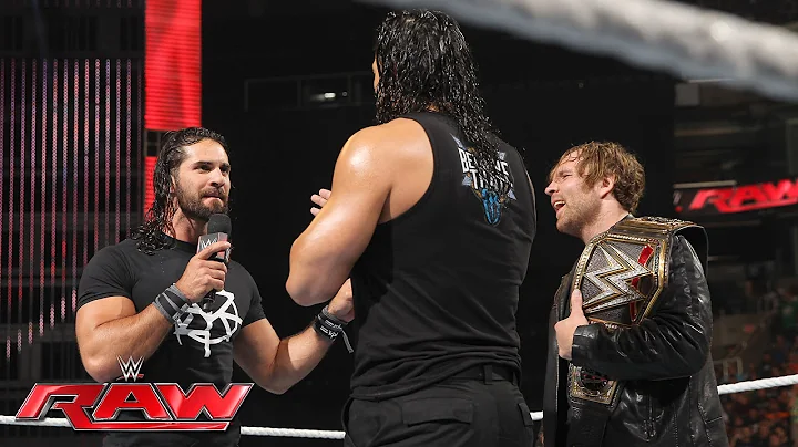 Dean Ambrose celebrates his WWE World Heavyweight ...