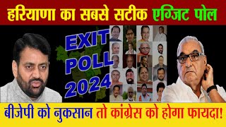 हरियाणा की 10 सीटों पर कौन हार रहा कौन जीत रहा, haryana के exit poll से BJP को लगा झटका