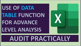 Use of Data Table in Excel| CA Aman Shaw