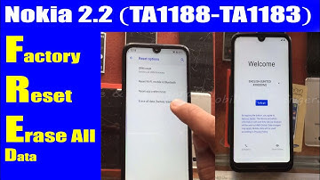 How to Nokia 2.2 TA-1188 and TA-1183 Factory Reset Erase All User Data | Urdu Hindi