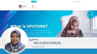 How to create hyperlink in UFUTURE