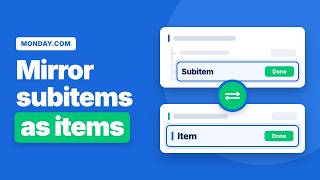 How to add monday.com Subitems as Items on Another Board | Mirror Item Multiple Boards(Two-way sync)