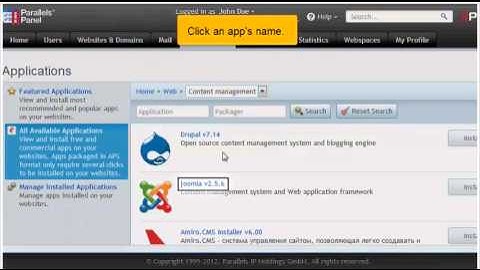 How to find and install applications in Plesk 11