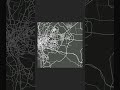Map of Cairo Model 3D Topographic Map