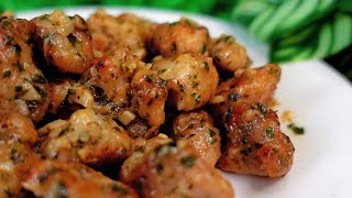 Garlic butter chicken bites❗️ 20 minutes Recipe