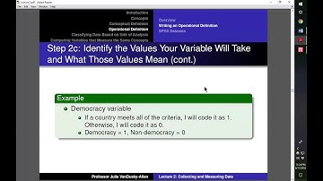 Lecture 2: Collecting and Measuring Data
